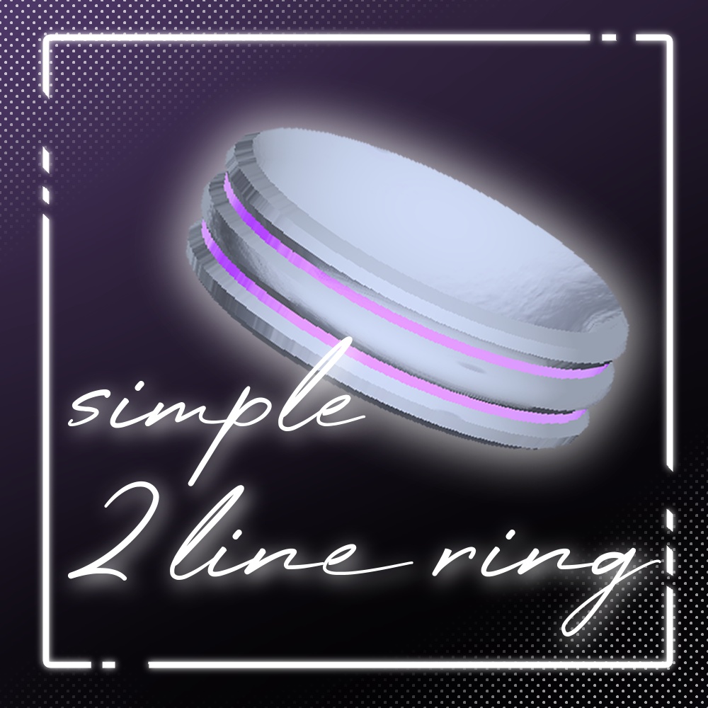 Simple 2 line ring
