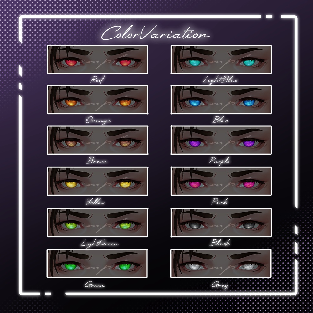 【※社畜の連成さん対応】SimpleEyeTexture【珍飯亭】