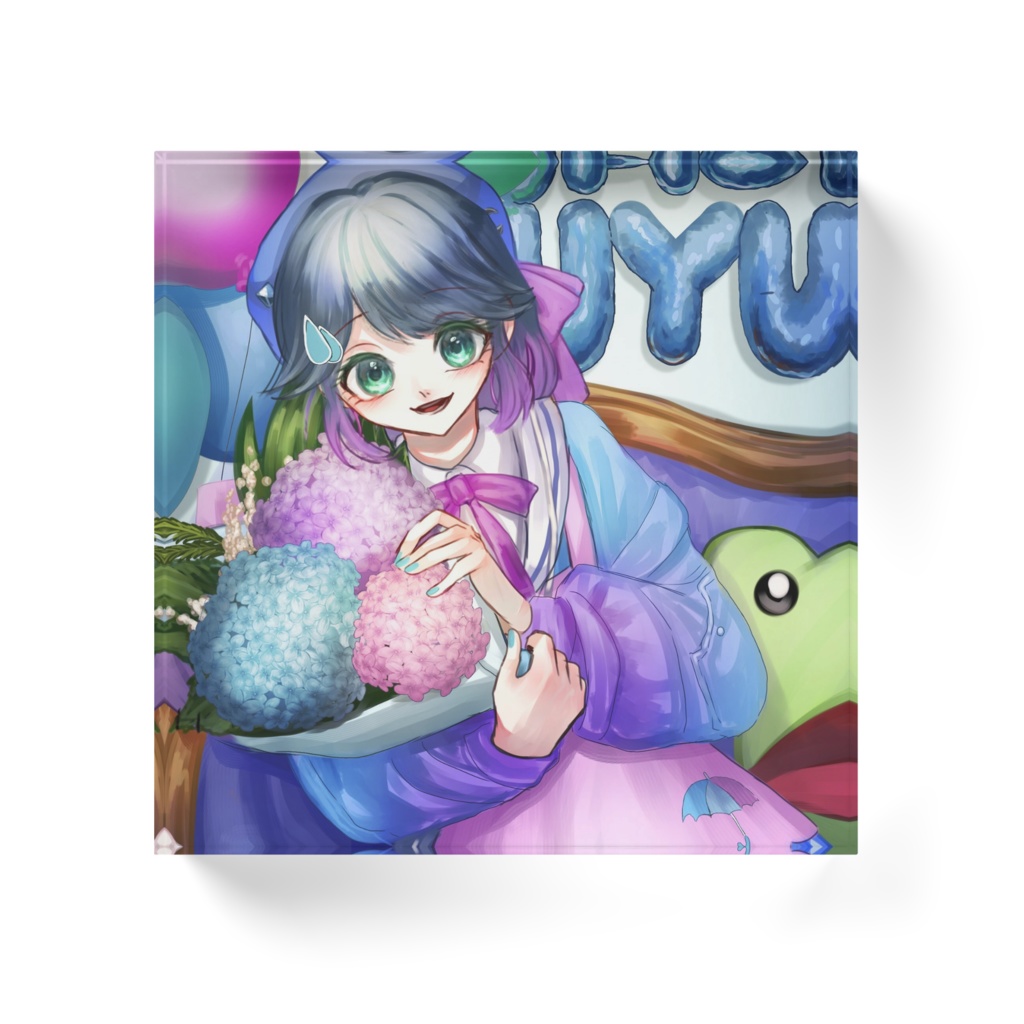 鷲宮つゆかアクリルブロック