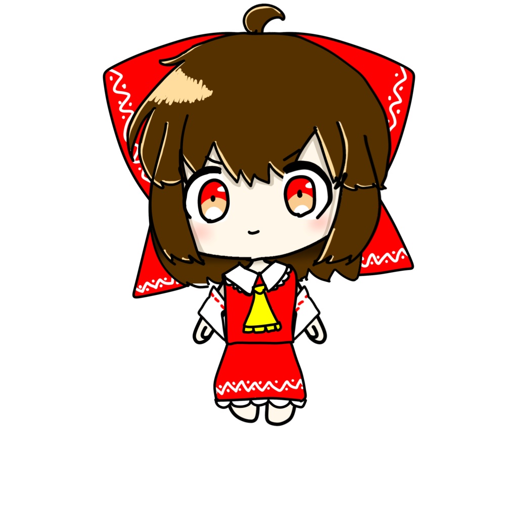 ゆっくり立ち絵配布（スライム式立ち絵）（霊夢と魔理沙）