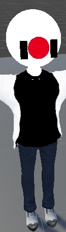 カンヒュ_日本 VRChat用3Dモデル