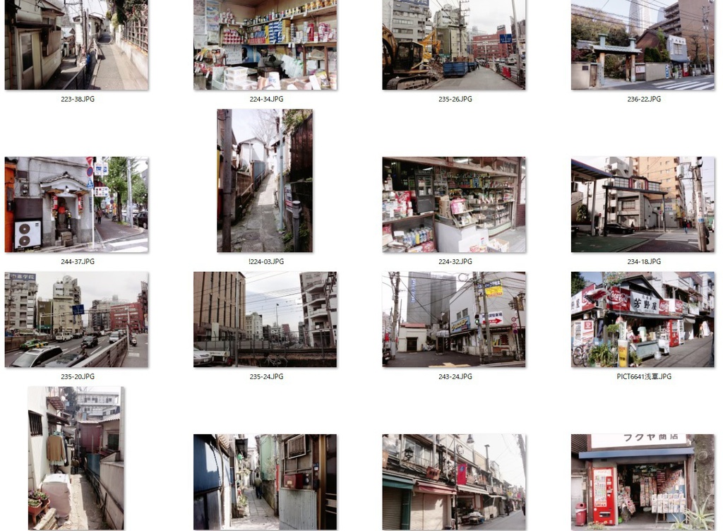 【路地・商店-その3】をテーマに収録した街並み写真(80枚)です（商用利用可）