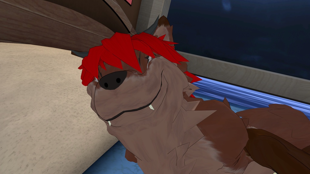 【VRChat想定】オリジナル獣人モデル「グリス」