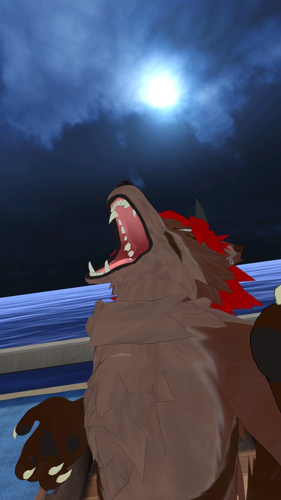 【VRChat想定】オリジナル獣人モデル「グラム」