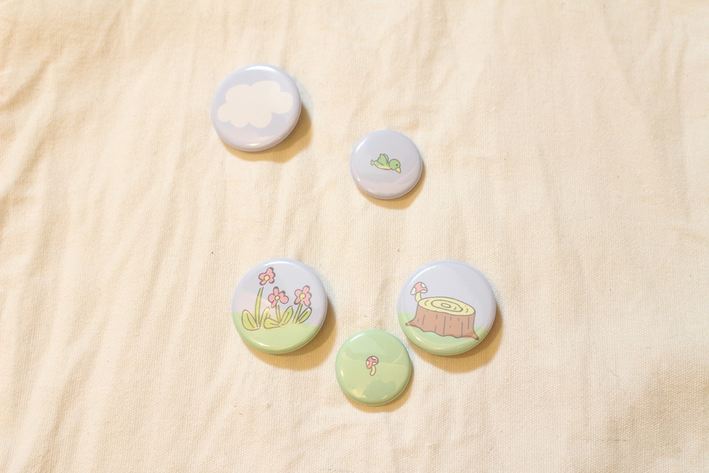 もっぷちゃん 組み合わせ缶バッチ 10個1セット