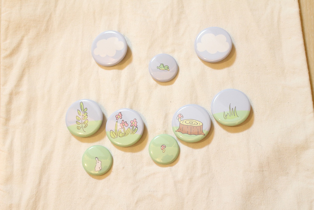 もっぷちゃん 組み合わせ缶バッチ 10個1セット