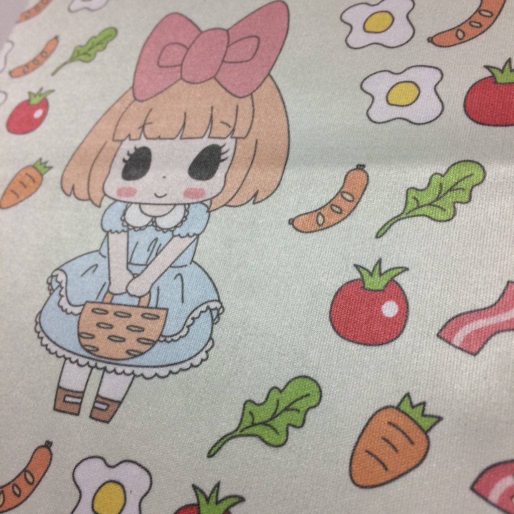 もっぷちゃん あさごはんメガネ拭き パステルグリーン