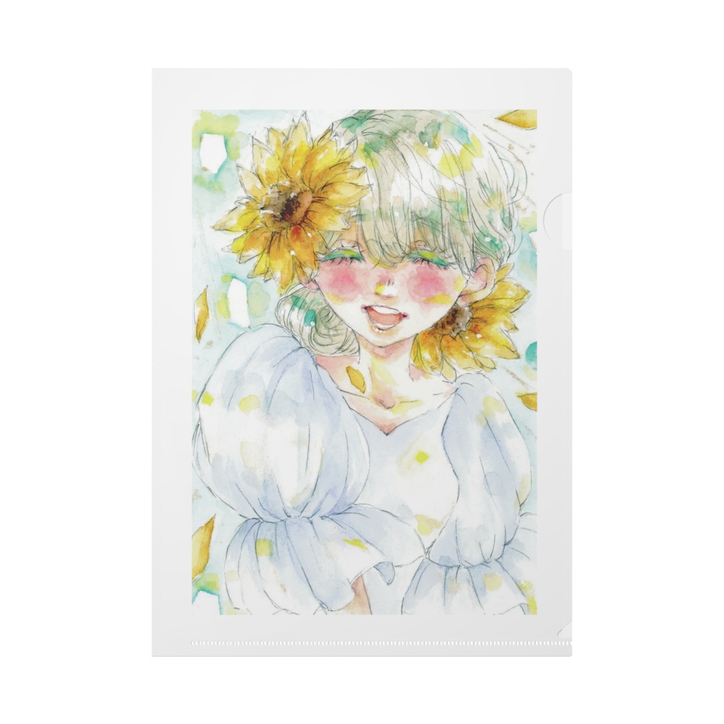 向日葵のあの子【クリアファイル】