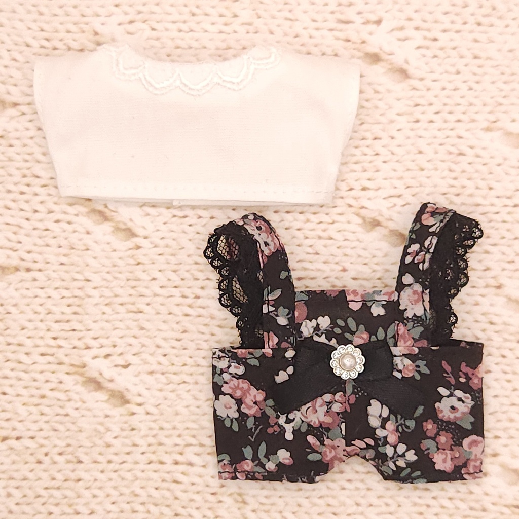 花柄のサロペット ②