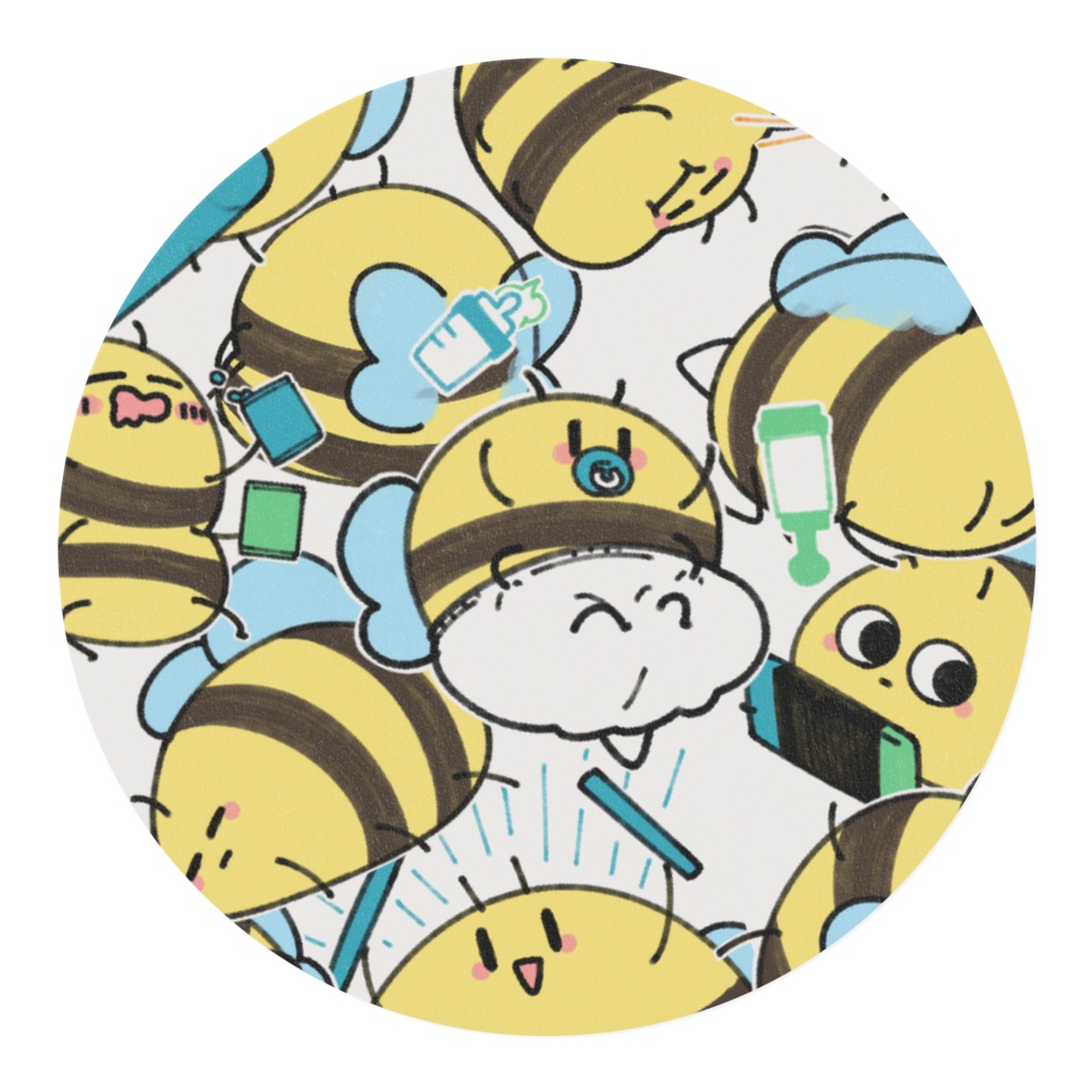 ハチたちのマスキングテープ