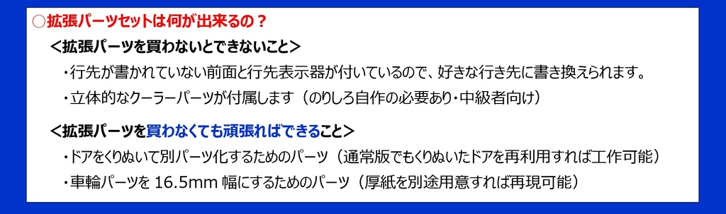【追加パーツセット】ニャン鉄くん拡張パーツセット