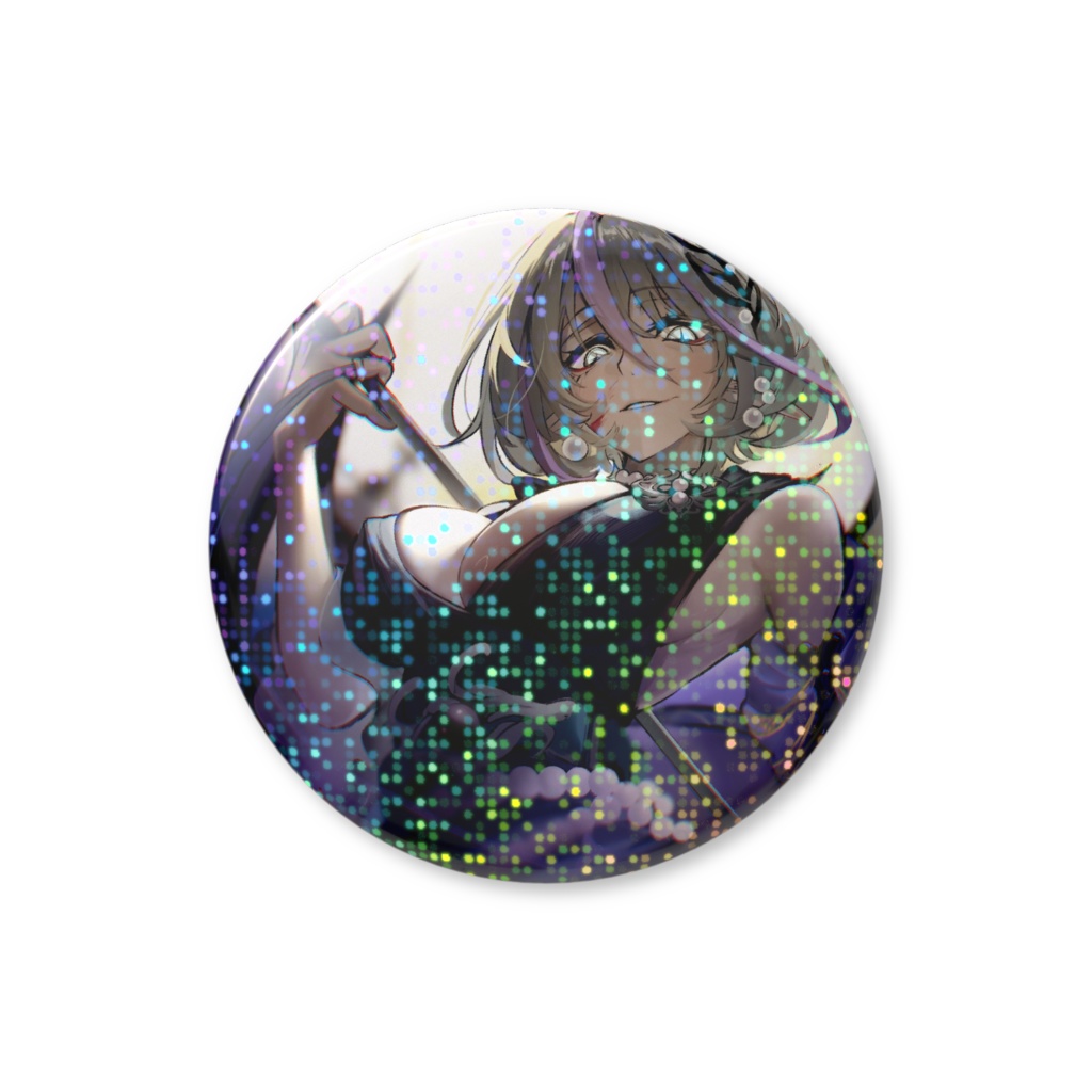 1枚絵キラキラ缶バッジ
