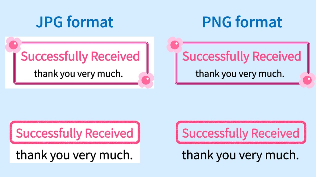 PAID-Received-4 types-PNG&JPG