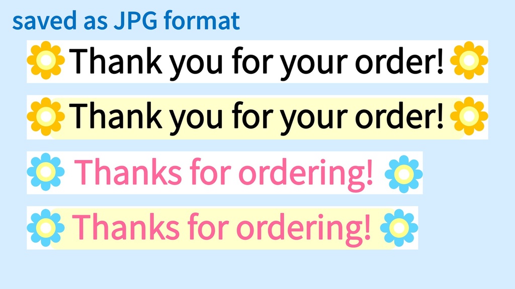Thank you for your order-4 types (PNG/JPG)