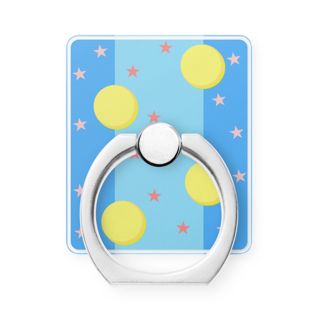 夜空に浮かぶ きいろのおやつ(スマホリング)