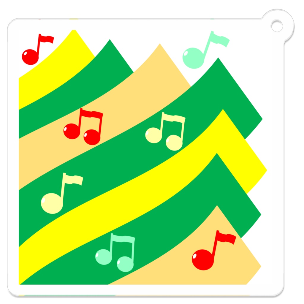 踊る音符のシンフォニー（キーホルダー）