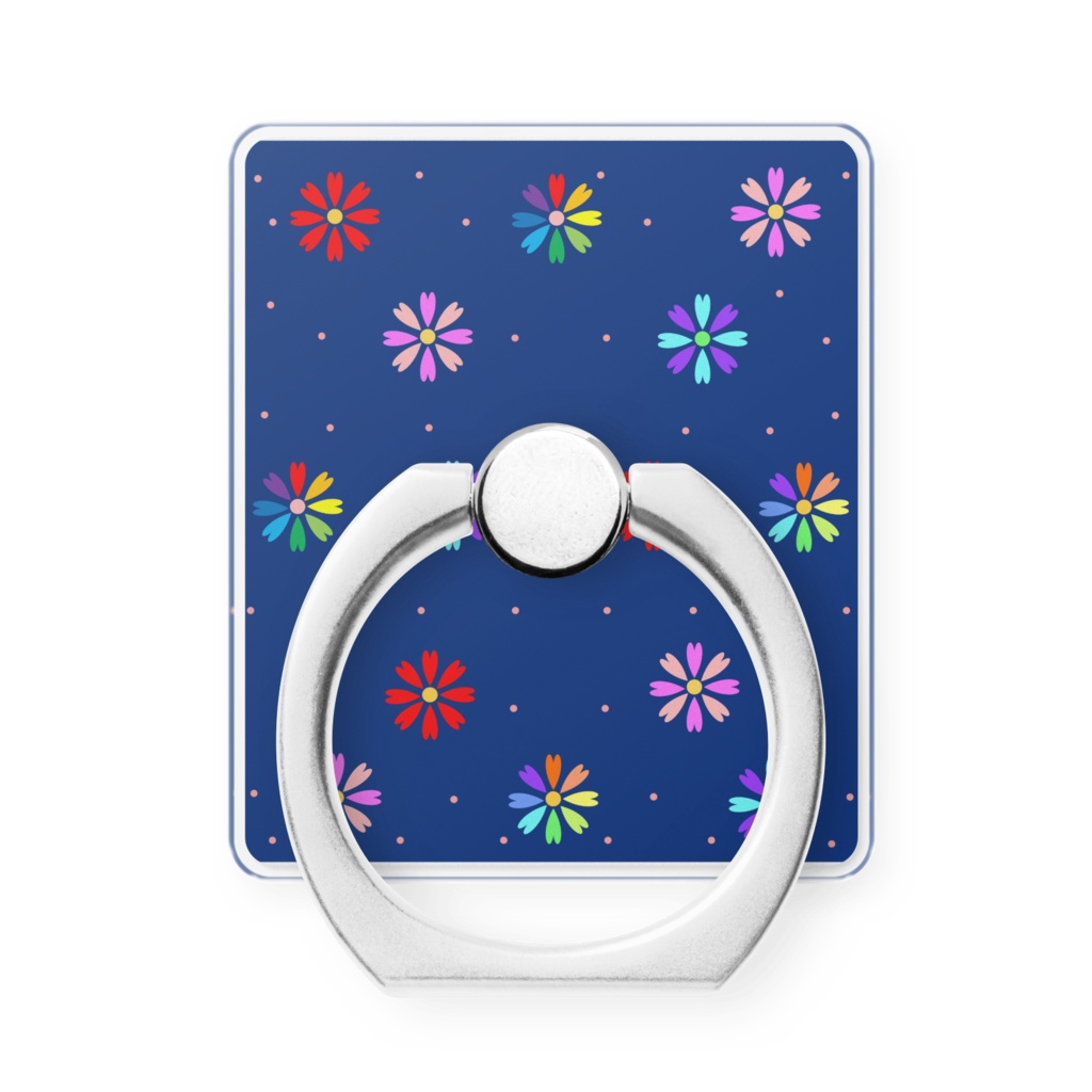 夜空に咲く-（スマホリング）