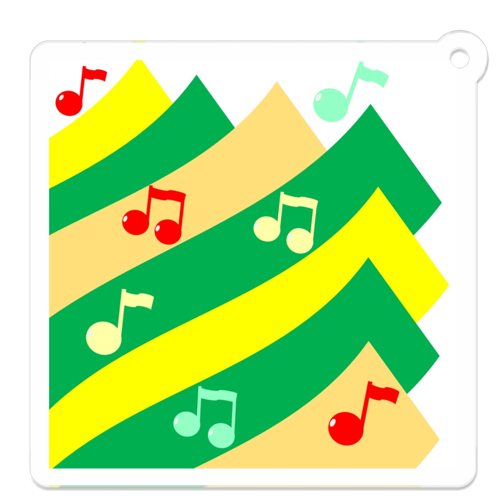 踊る音符のシンフォニー（キーホルダー）