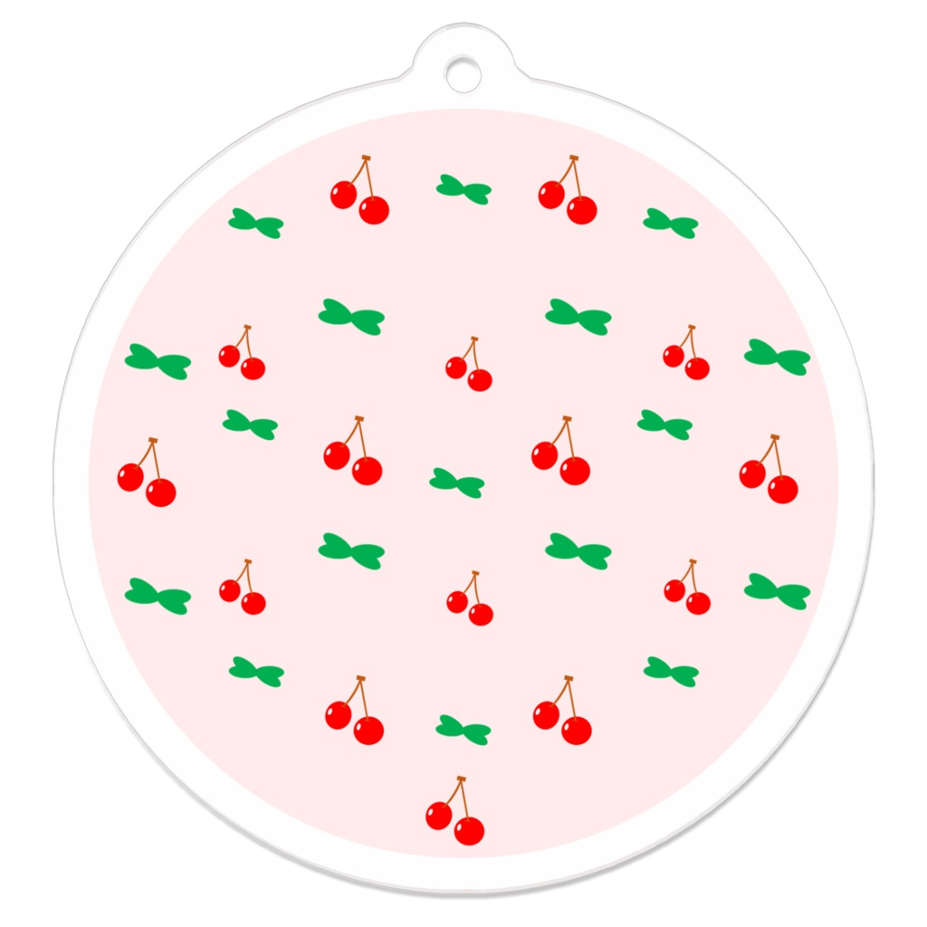 ならんだ並んだ-さくらんぼ（キーホルダー）