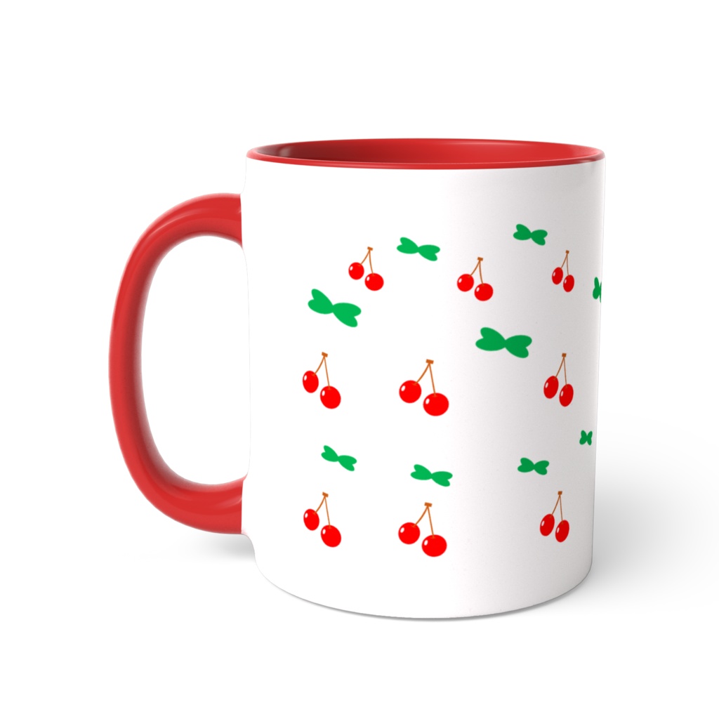 ならんだ並んだ-さくらんぼ(マグカップ)