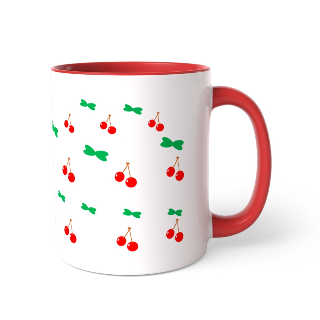 ならんだ並んだ-さくらんぼ（マグカップ）