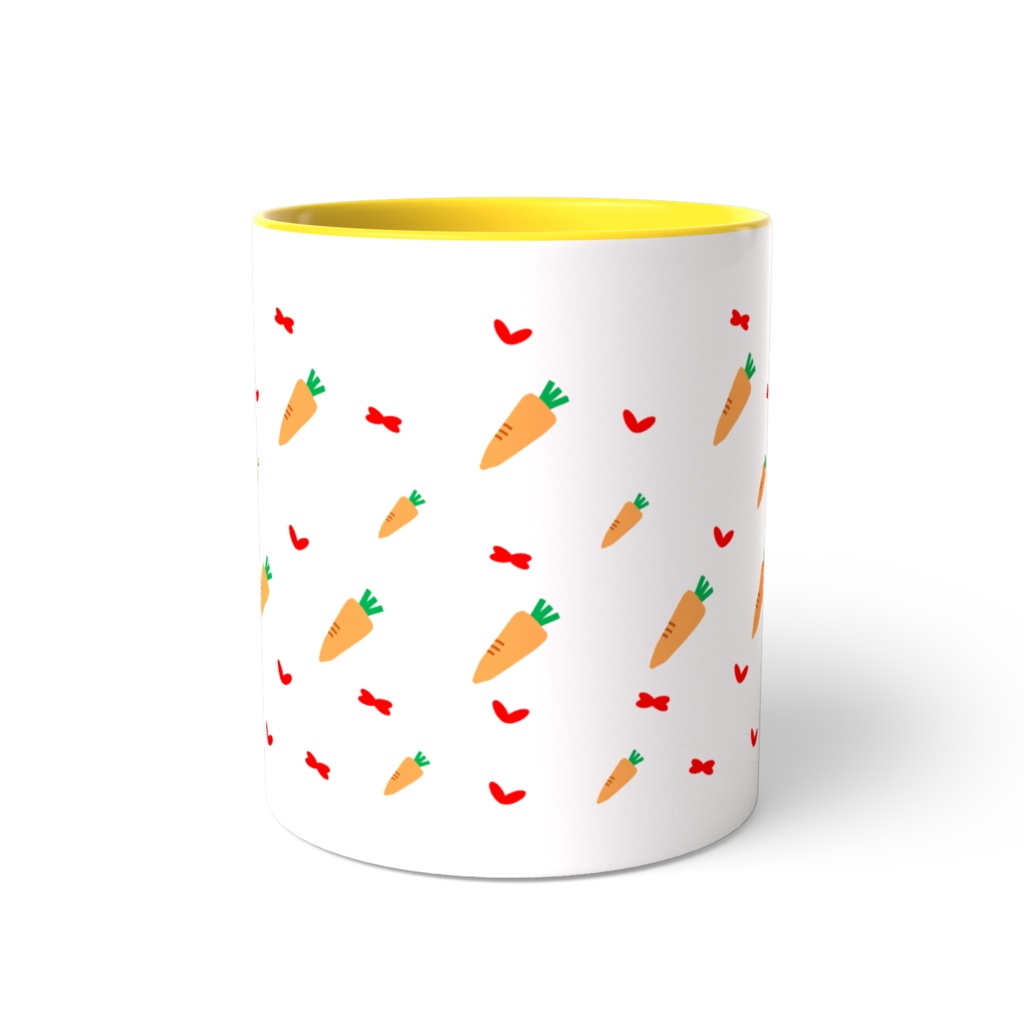 ならんだ並んだ-にんじん(マグカップ)