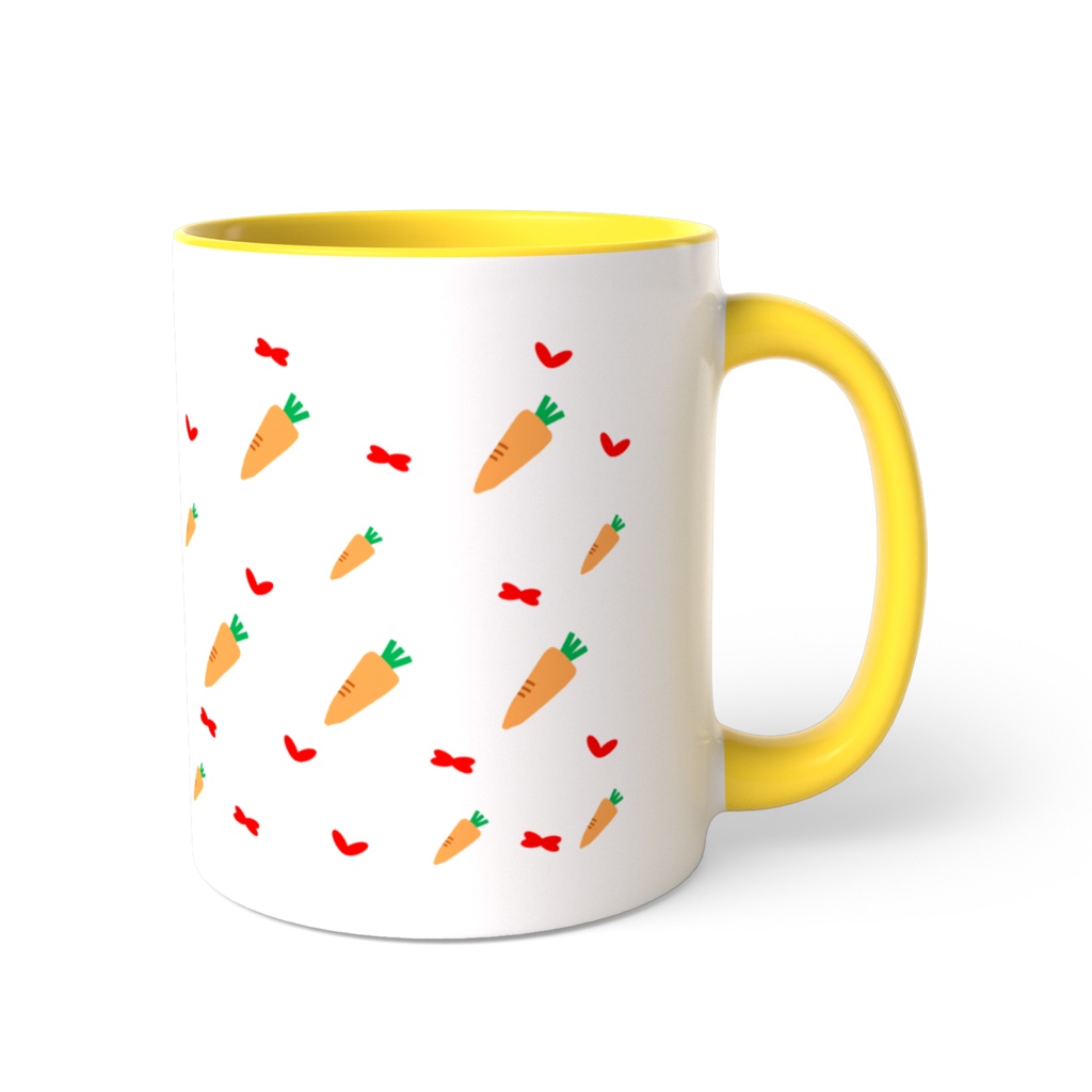 ならんだ並んだ-にんじん（マグカップ）