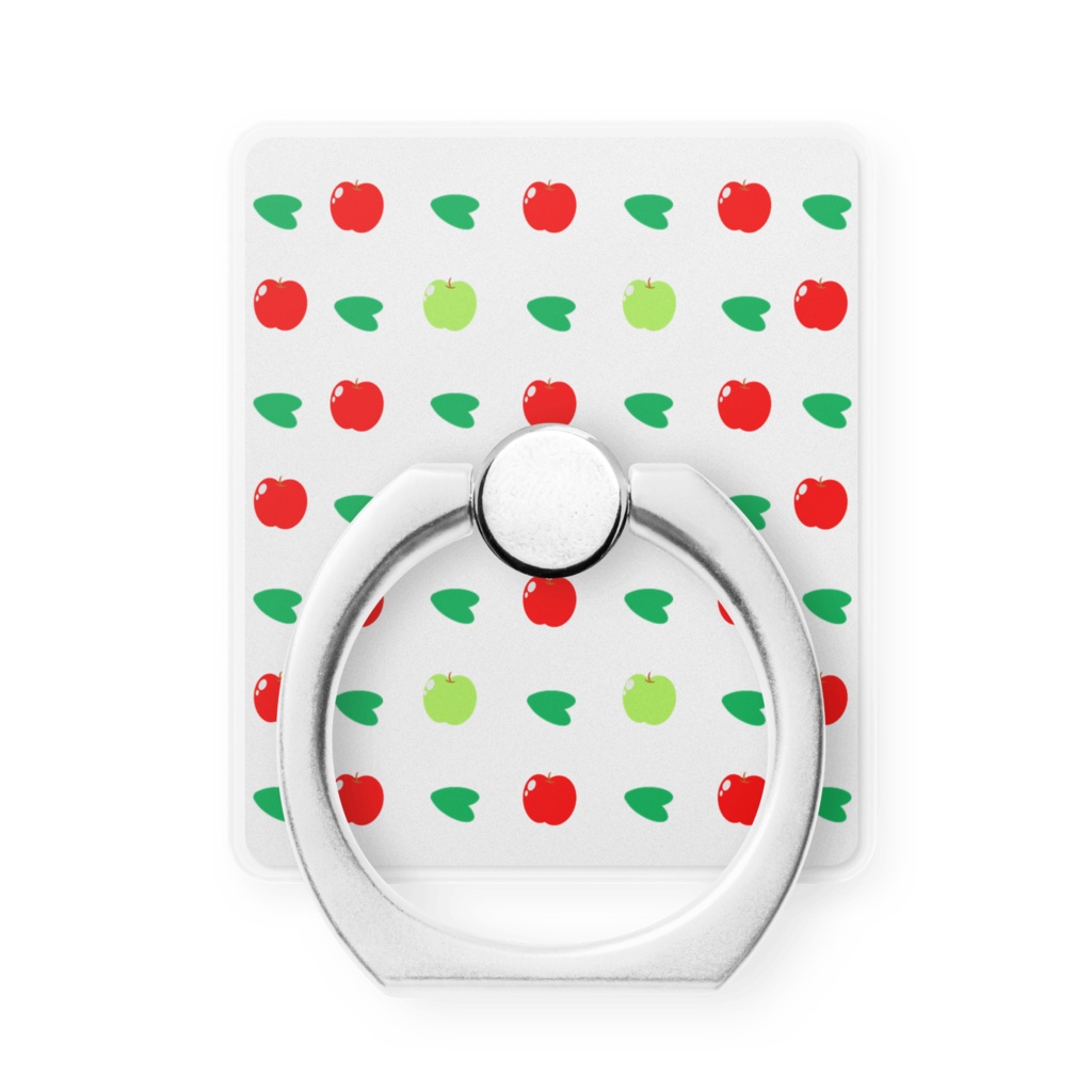 ならんだ並んだ-りんご（スマホリング）