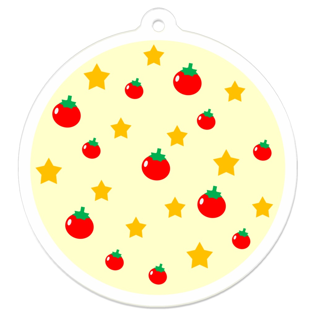 ならんだ並んだ-トマト（キーホルダー）