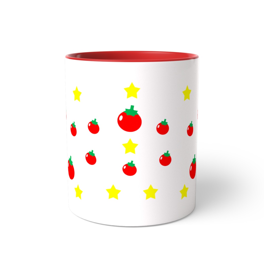 ならんだ並んだ-トマト(マグカップ)