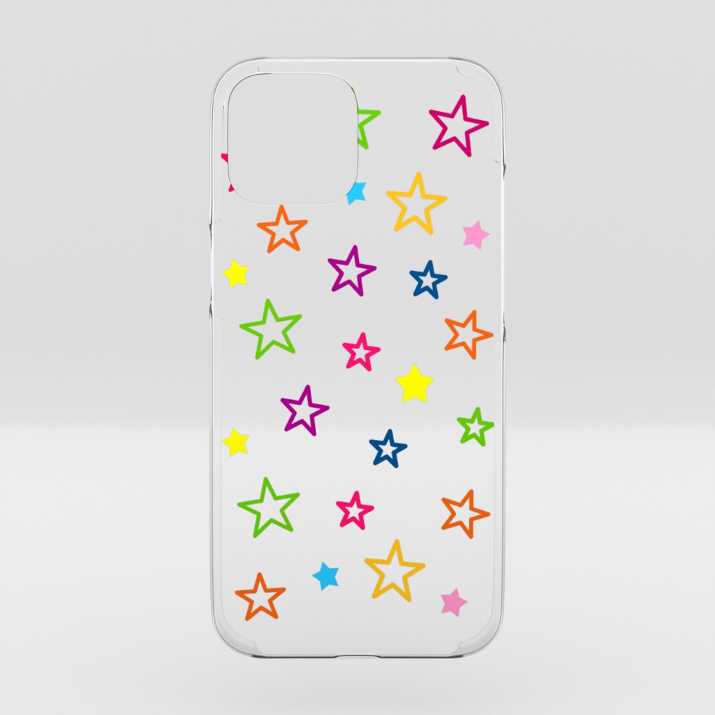 スプラッシュ星（クリアiPhoneケース）