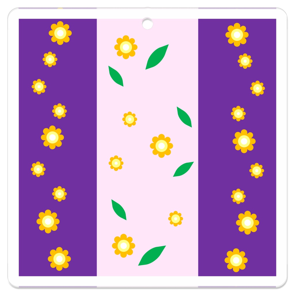 巡り咲く花(キーホルダー)