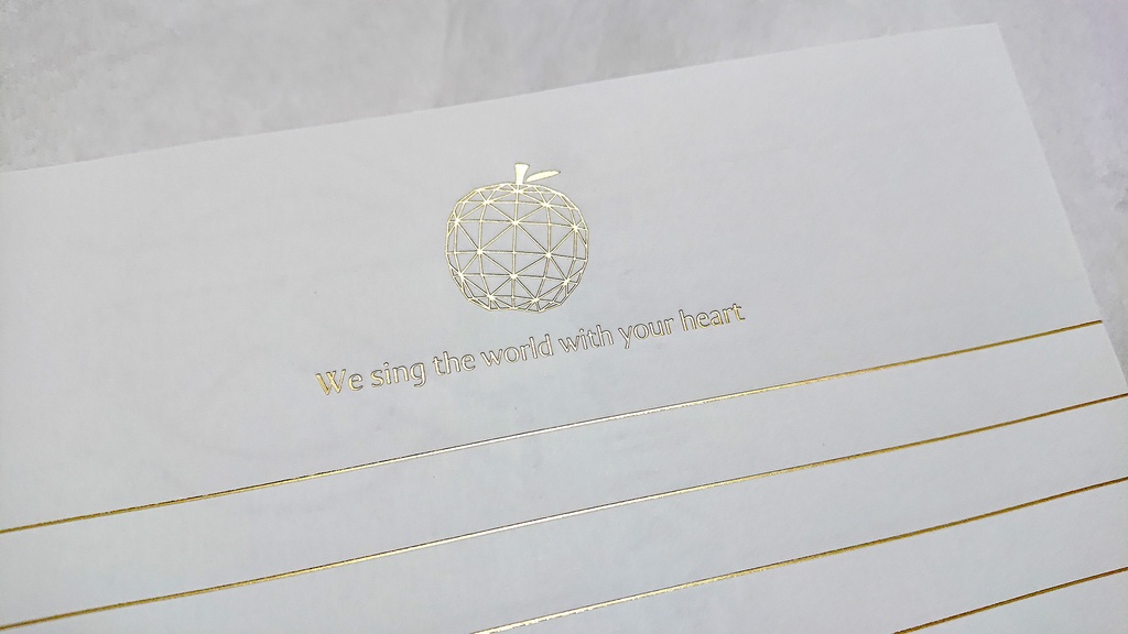 箔押し便箋(10枚入り)