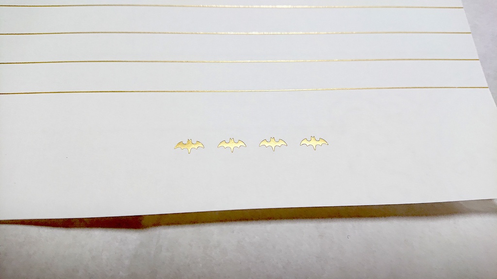 箔押し便箋(10枚入り)