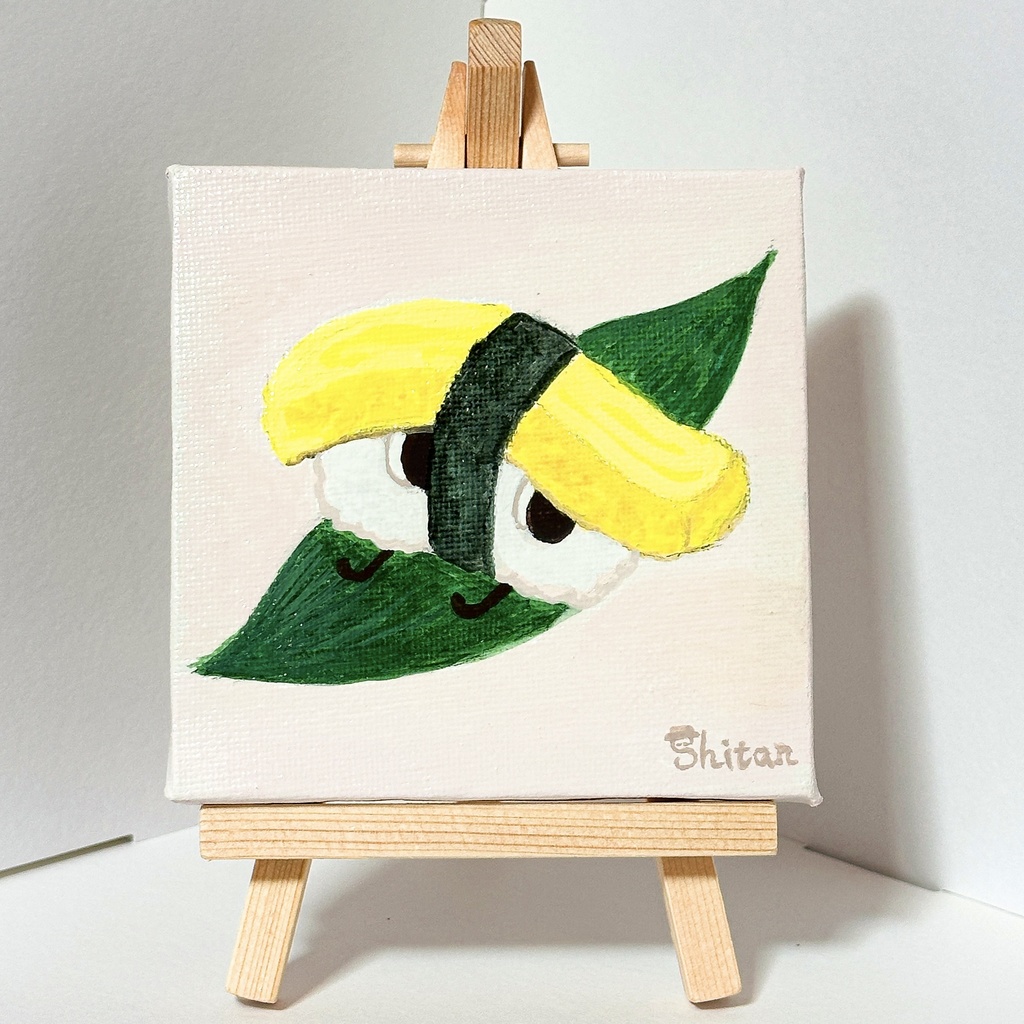 【原画】すし〜ず たまご（イーゼル付き）