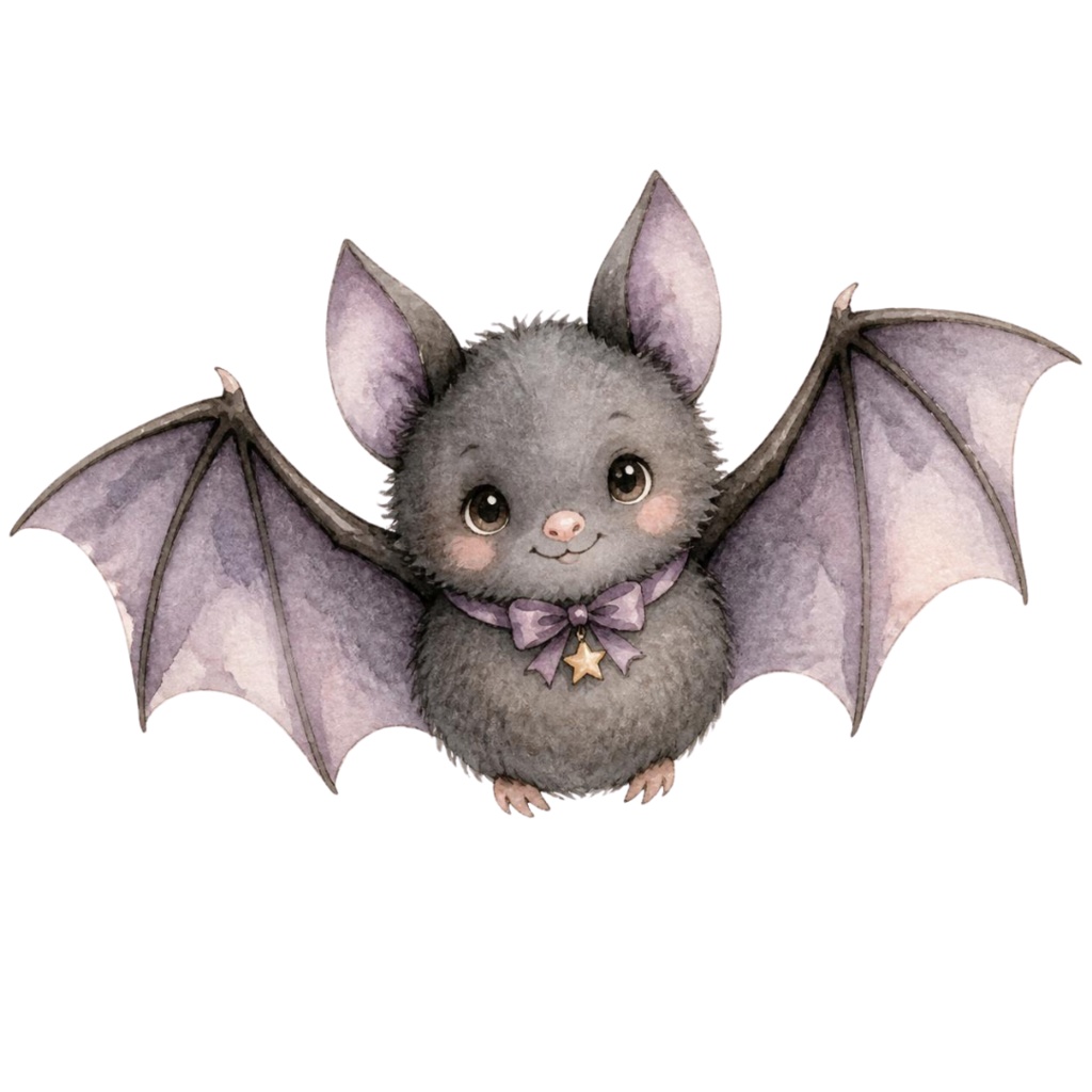 アンティーク・ハロウィン 水彩クリップアート