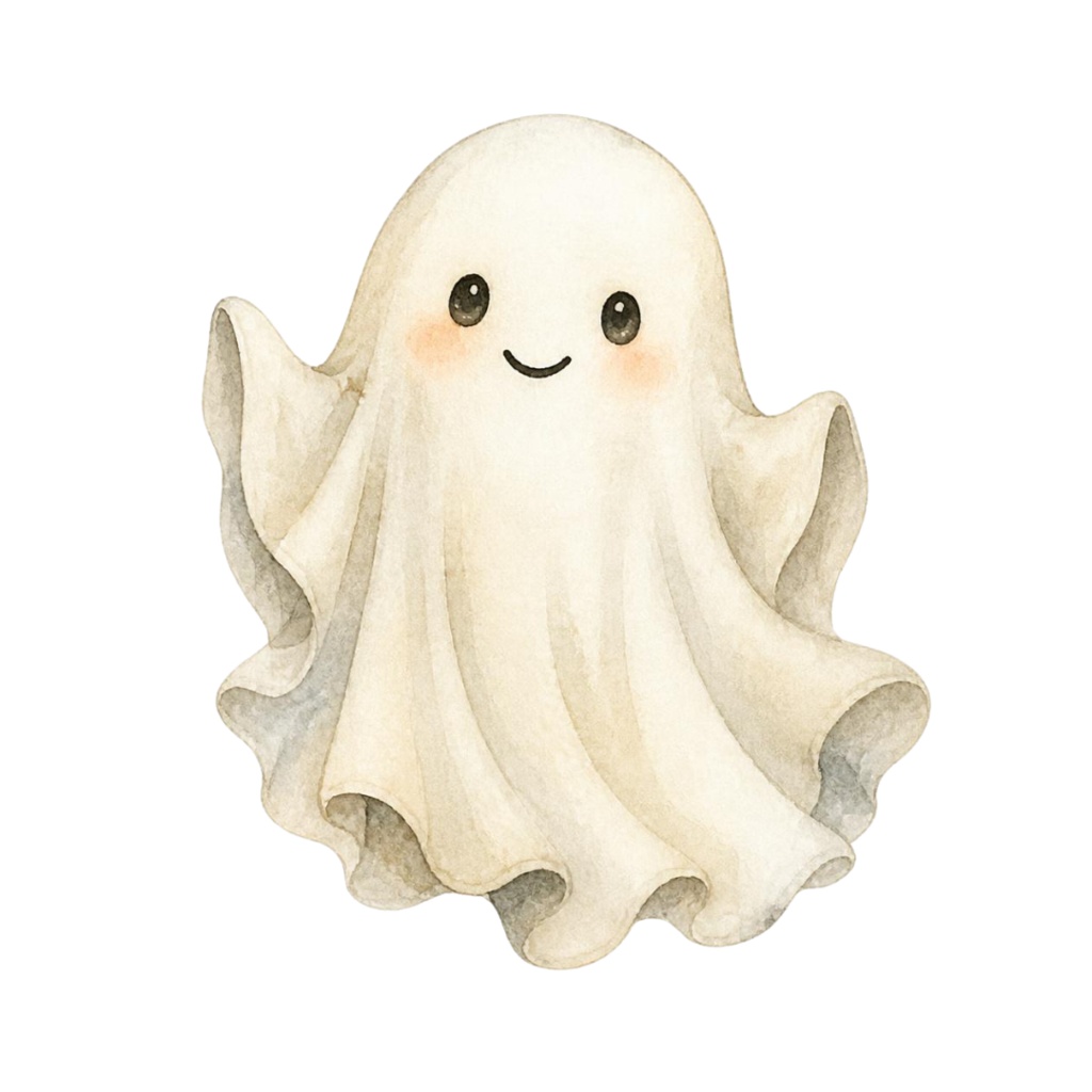 アンティーク・ハロウィン 水彩クリップアート