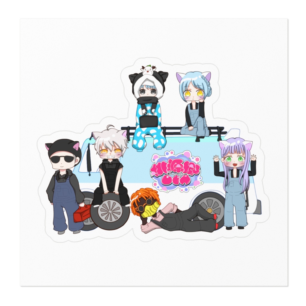 【桃源郷GTA】ネコニックステッカー