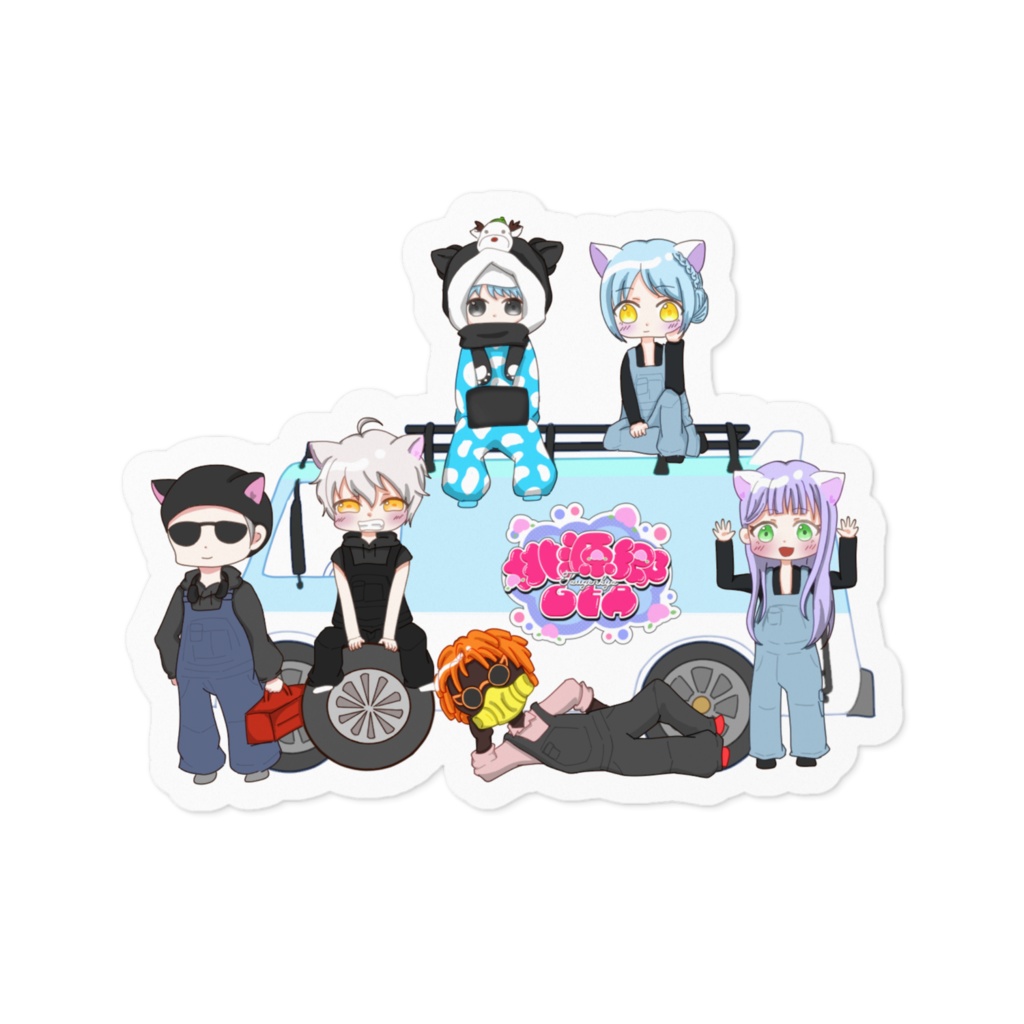 【桃源郷GTA】ネコニックステッカー