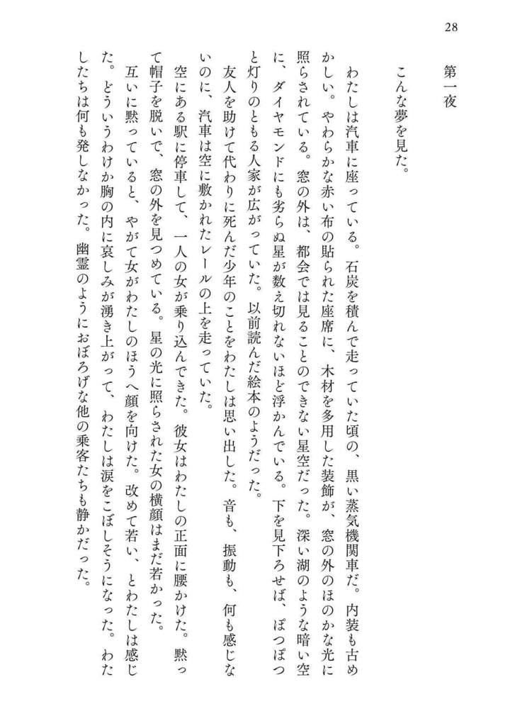 こんな夢を見た