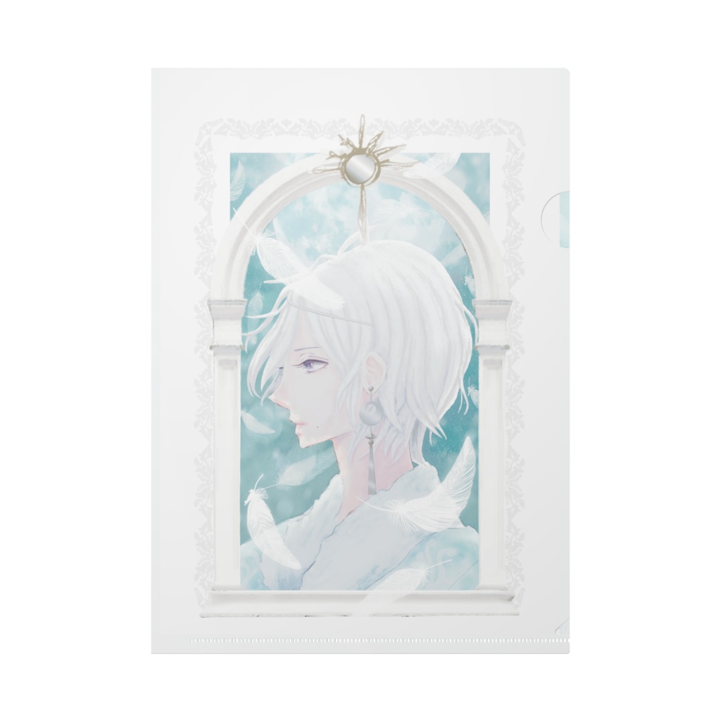 クリアファイル“At night when the feathers flutter”