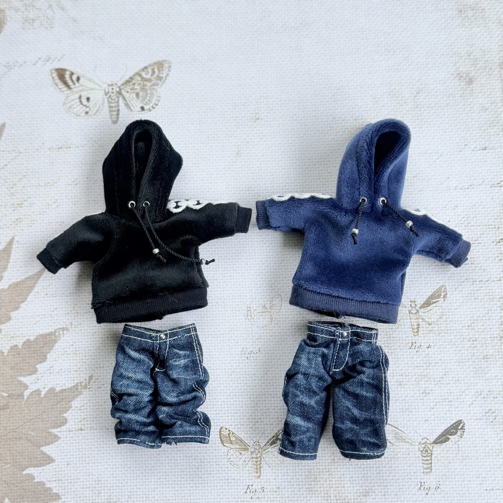 モコパーカー・ジーンズセット