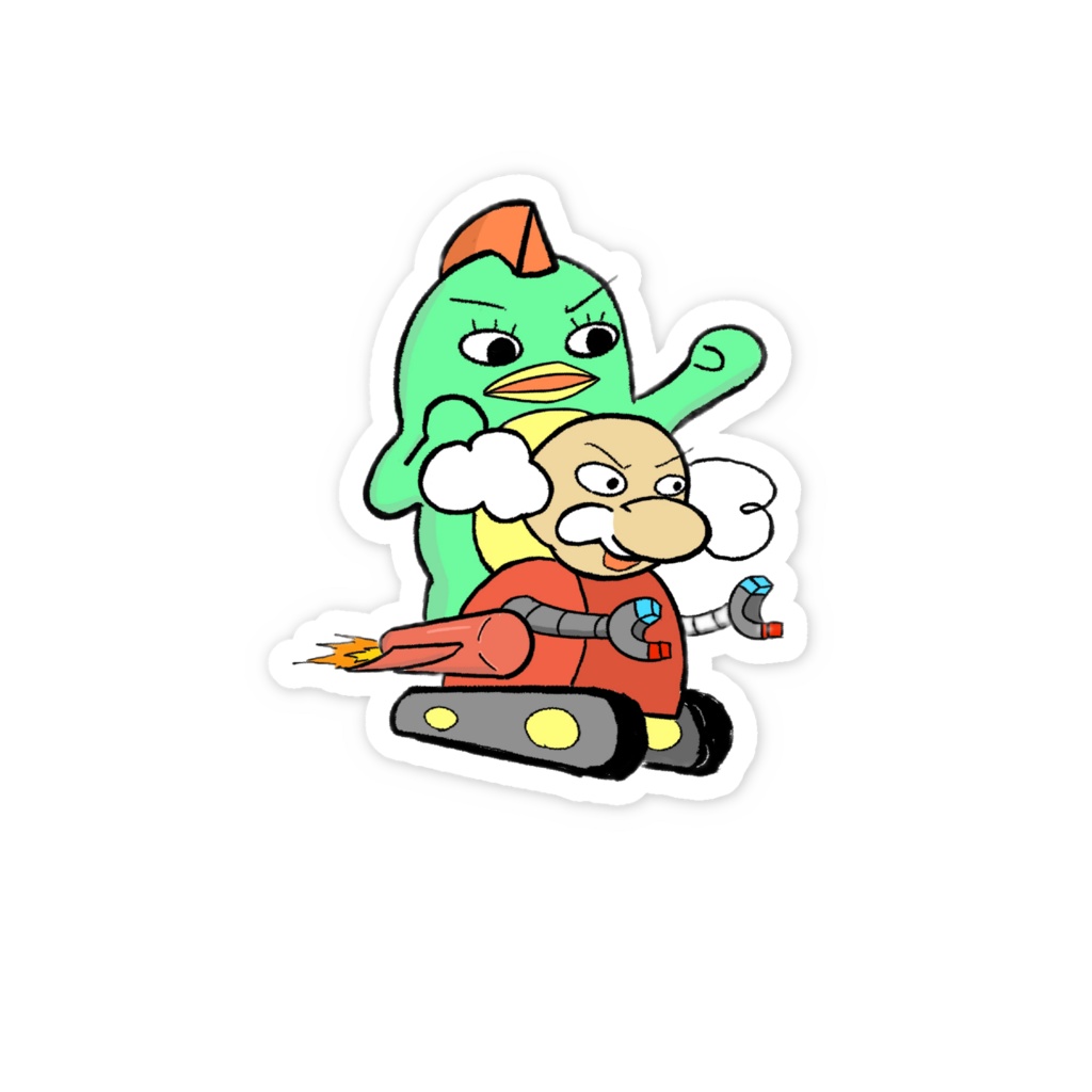 ズッ友ステッカー