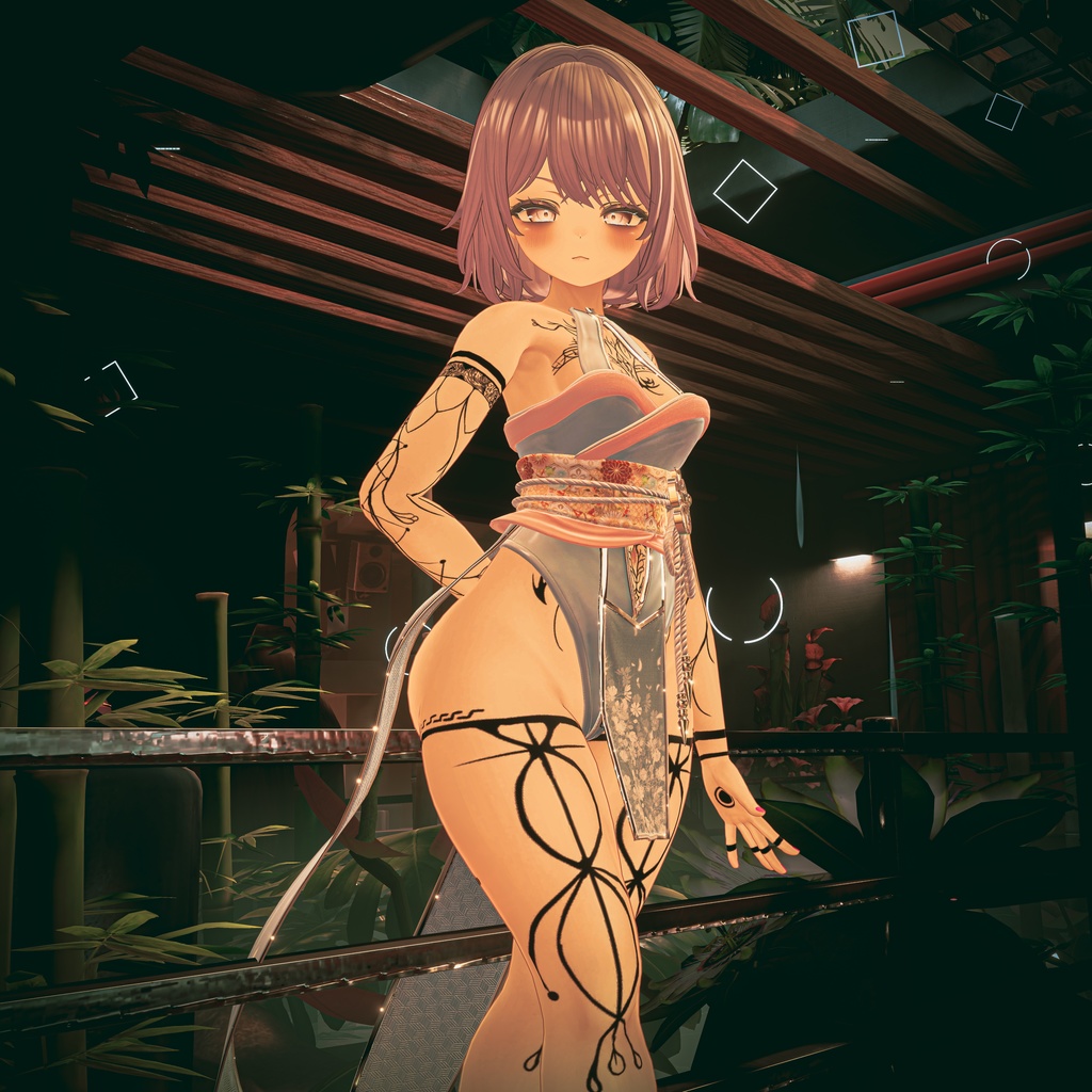 Astral Succubus Body Tattoo for Manuka