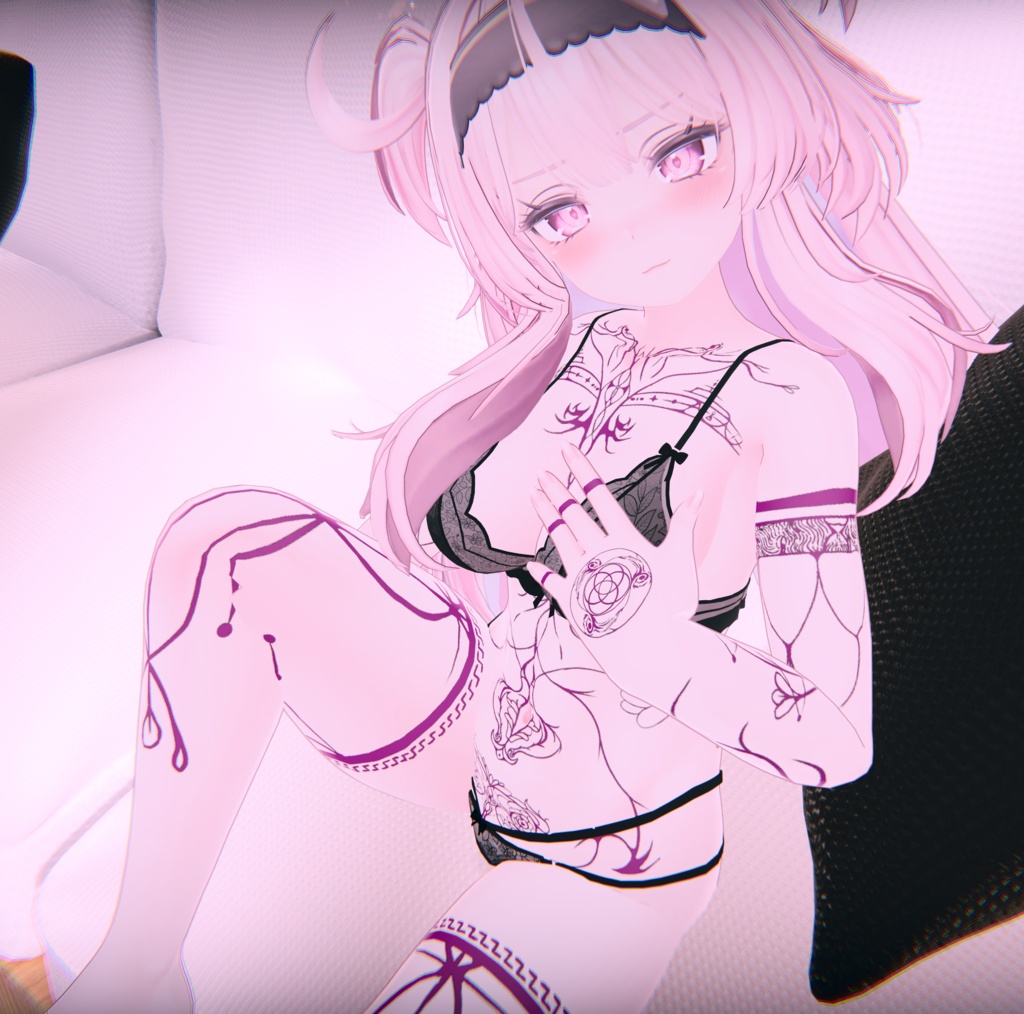 Astral Succubus Body Tattoo for Selestia