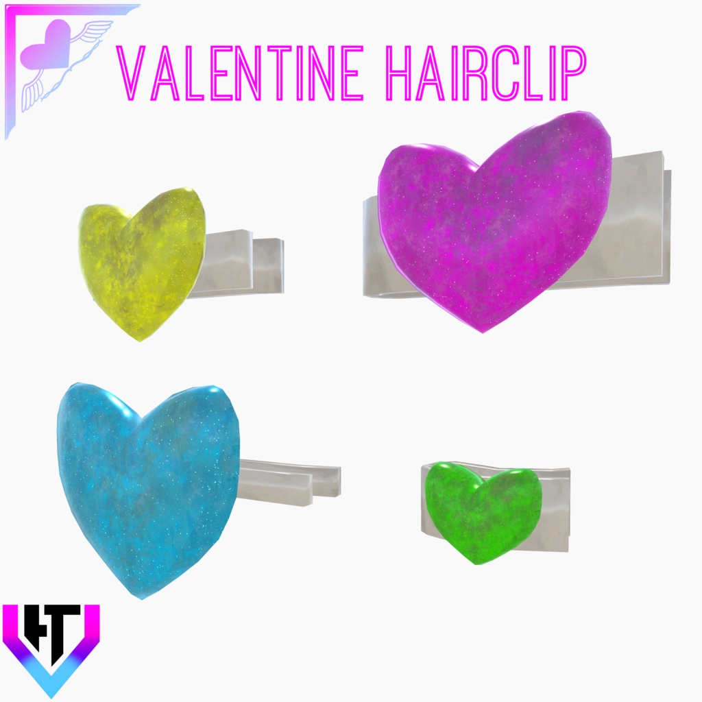 Valentine Hairclip