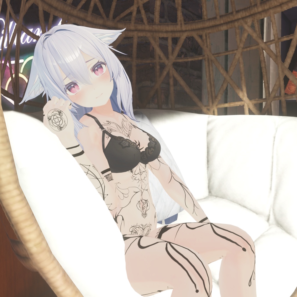 Astral Succubus Body Tattoo for Kikyo