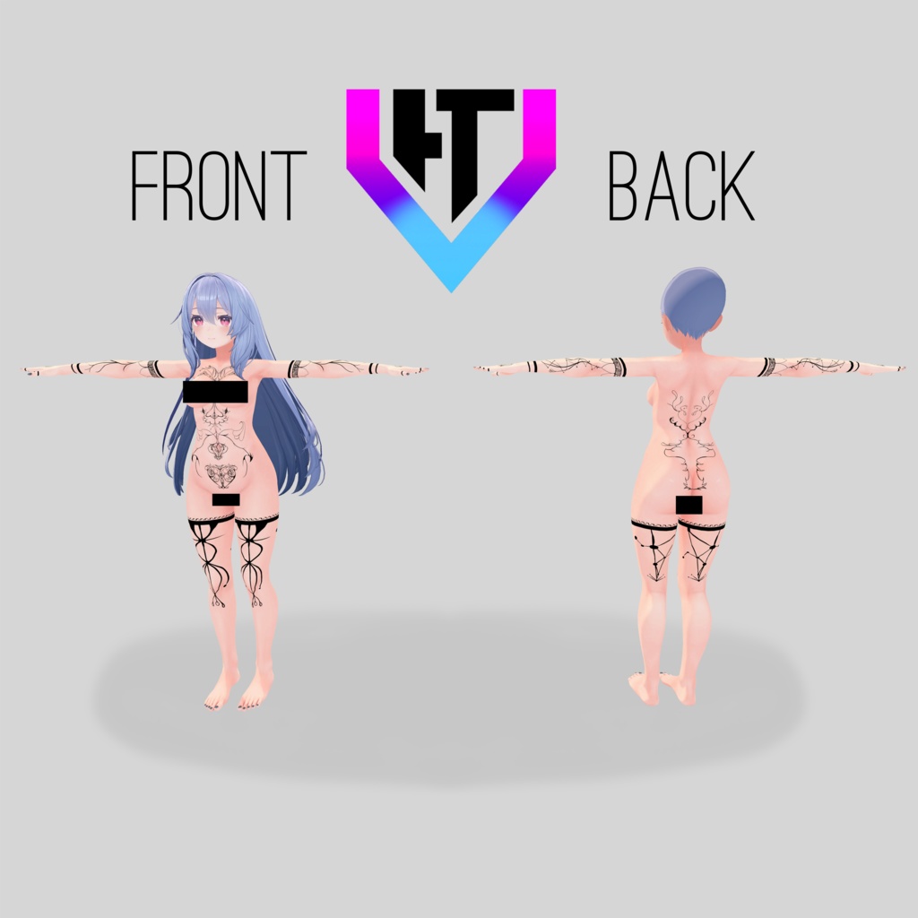 Astral Succubus Body Tattoo for Kikyo