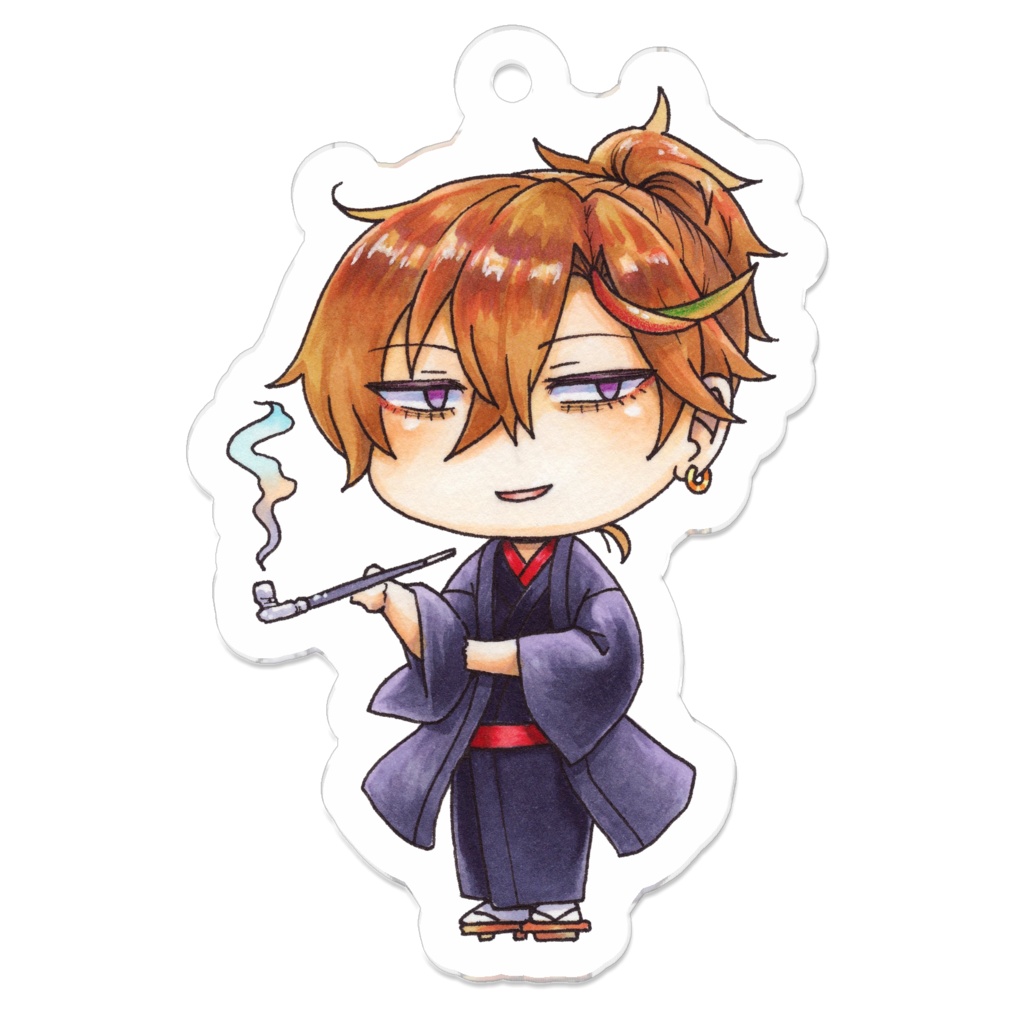 斑葉　アクリルキーホルダー