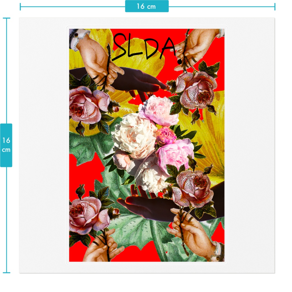お花のコラージュ